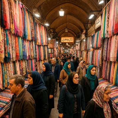 بازار شال و روسری