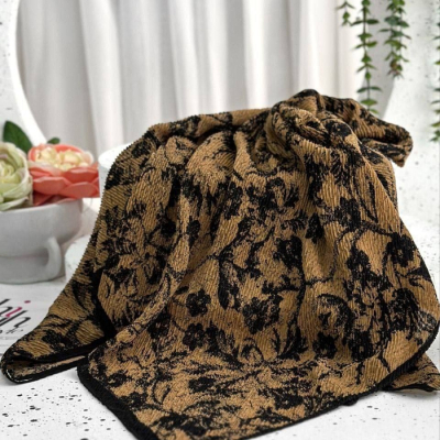 روسری پلیسه چاپی