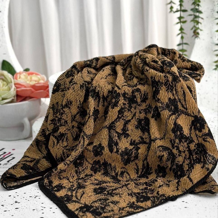 روسری پلیسه چاپی