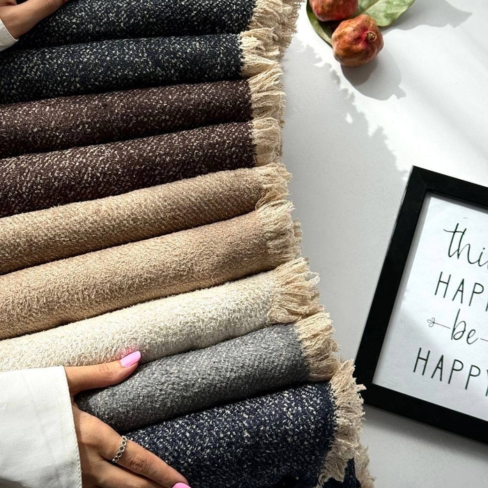 شال موهر بوکله حوله‌ایی دور ریش وارداتی