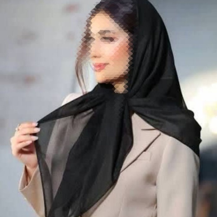 روسری مشکی ایرانی