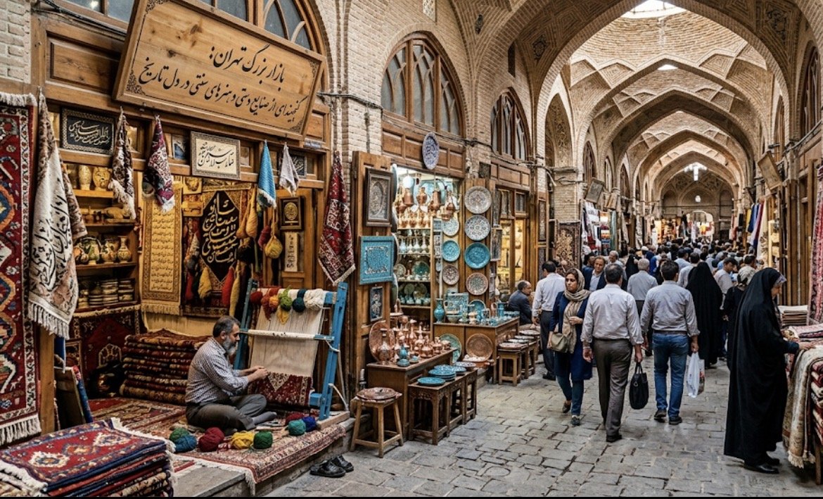 بازار بزرگ تهران: گنجینه‌ای از صنایع دستی و هنرهای سنتی در دل تاریخ
