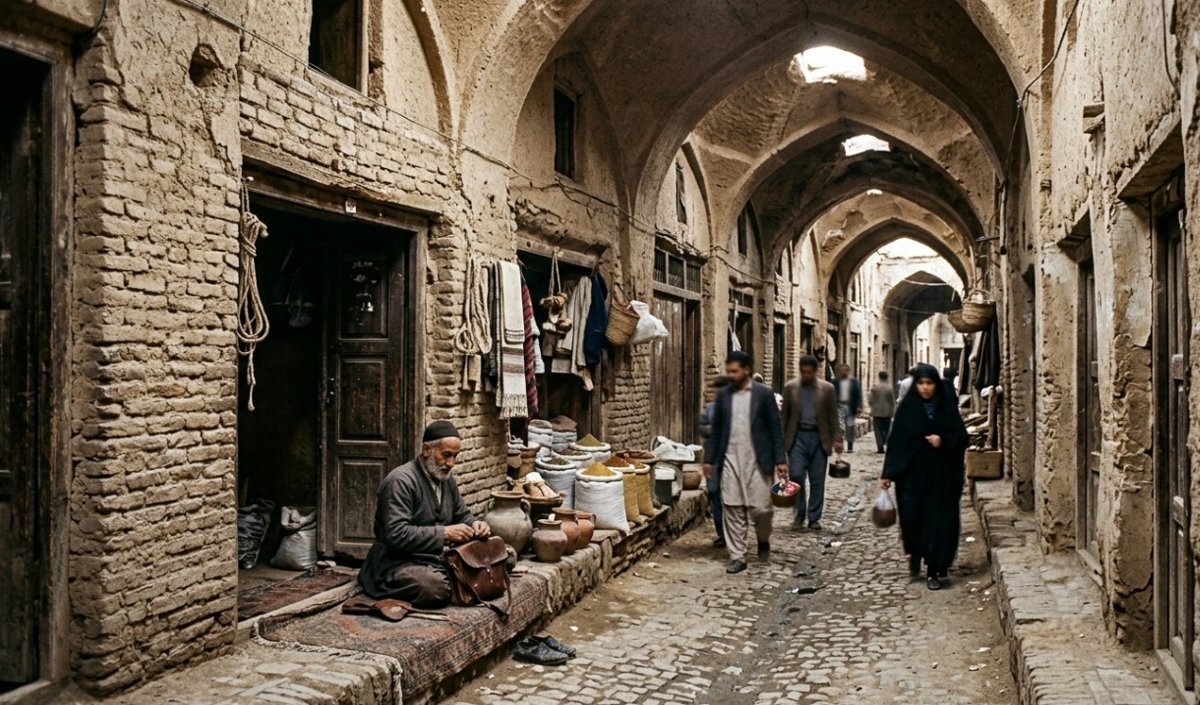 از خشت تا کاشی: تحول معماری بازار بزرگ تهران در گذر زمان